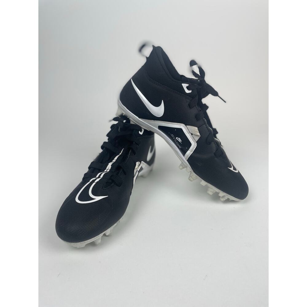 Nike Alpha Varsity 3 Football Cleats Men’s 10.5 Black/White CV0586-001